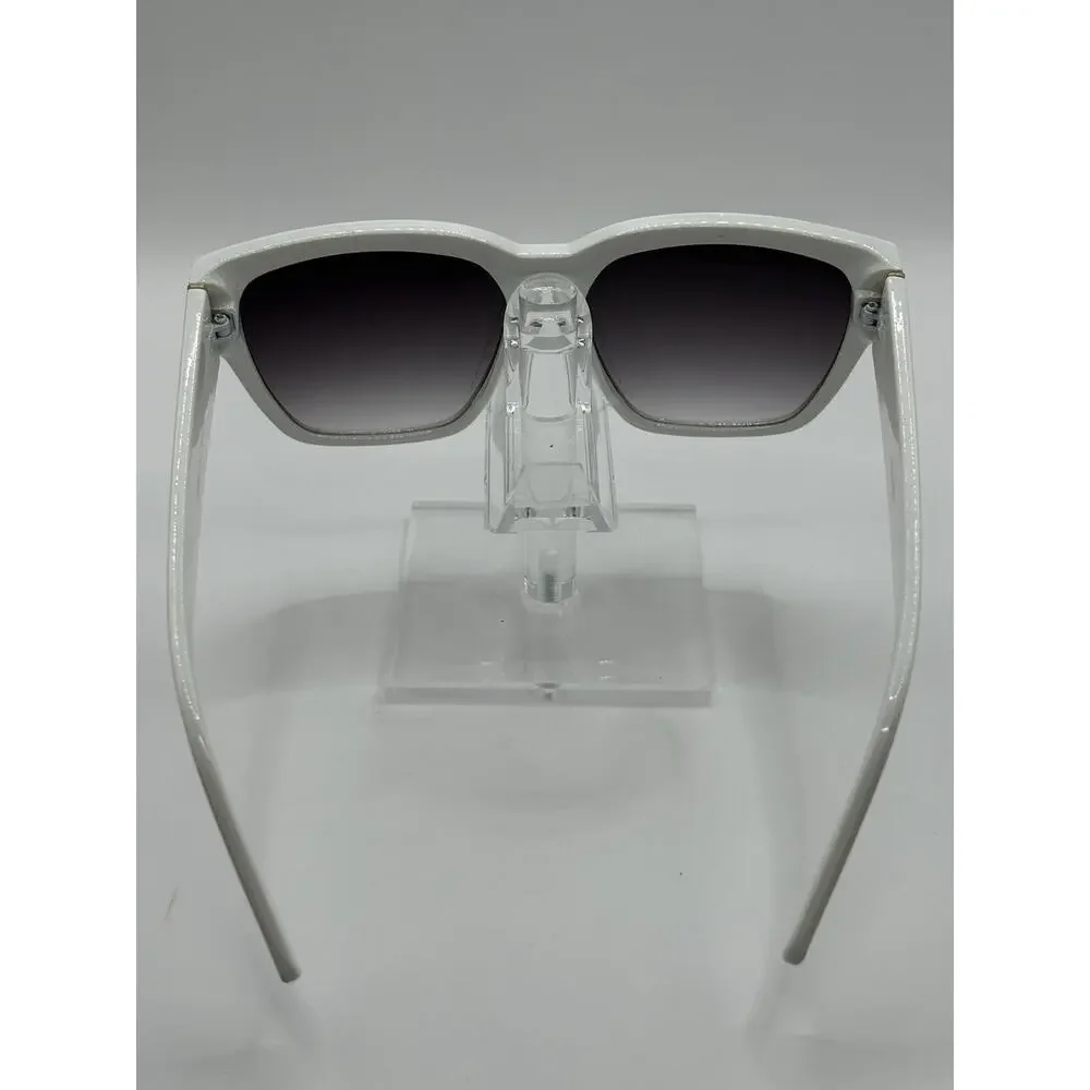Steve Madden Oversized Sunglasses White Gradient Rhinestone Women SME93001